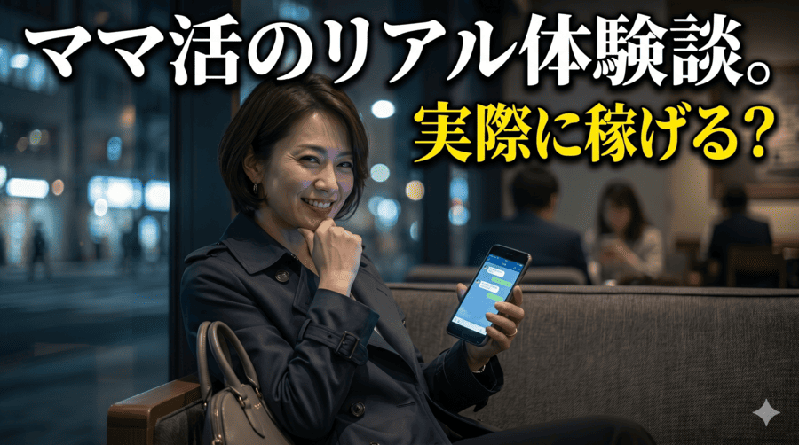 ママ活のリアル体験談。実際に稼げる？