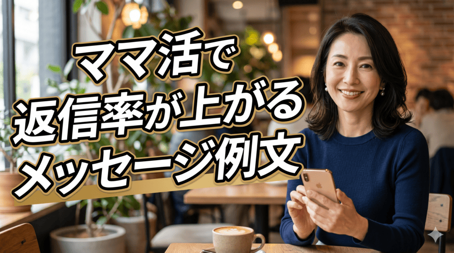 ママ活で返信率が上がるメッセージ例文