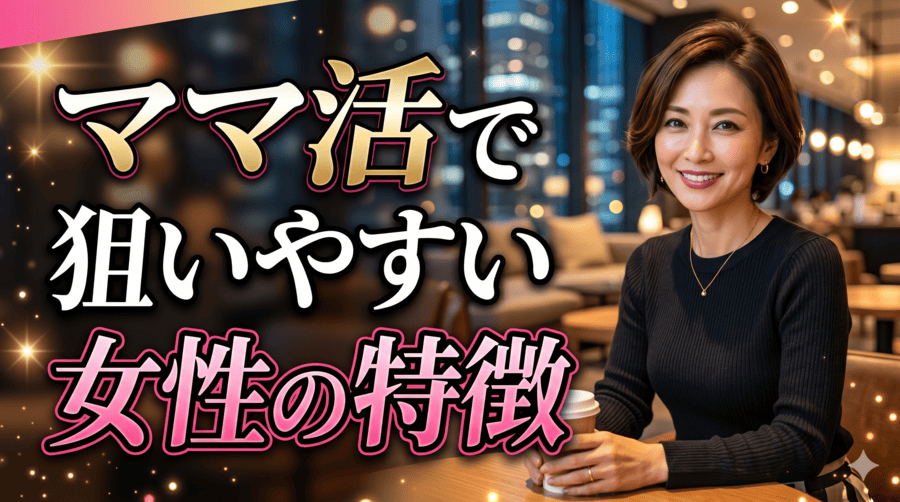 ママ活で狙いやすい女性の特徴